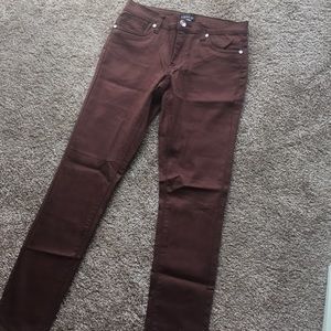 Brown Venus skinny pants, size 4,